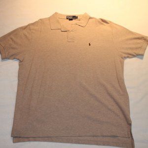 Tan XL Men's Polo
